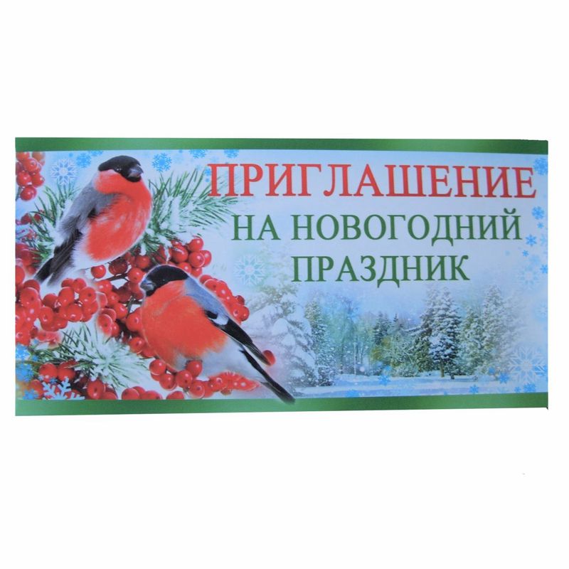 картинка Приглашение на новогодний праздник, Империя Поздравлений, 73230 от магазина Альфанит в Кунгуре