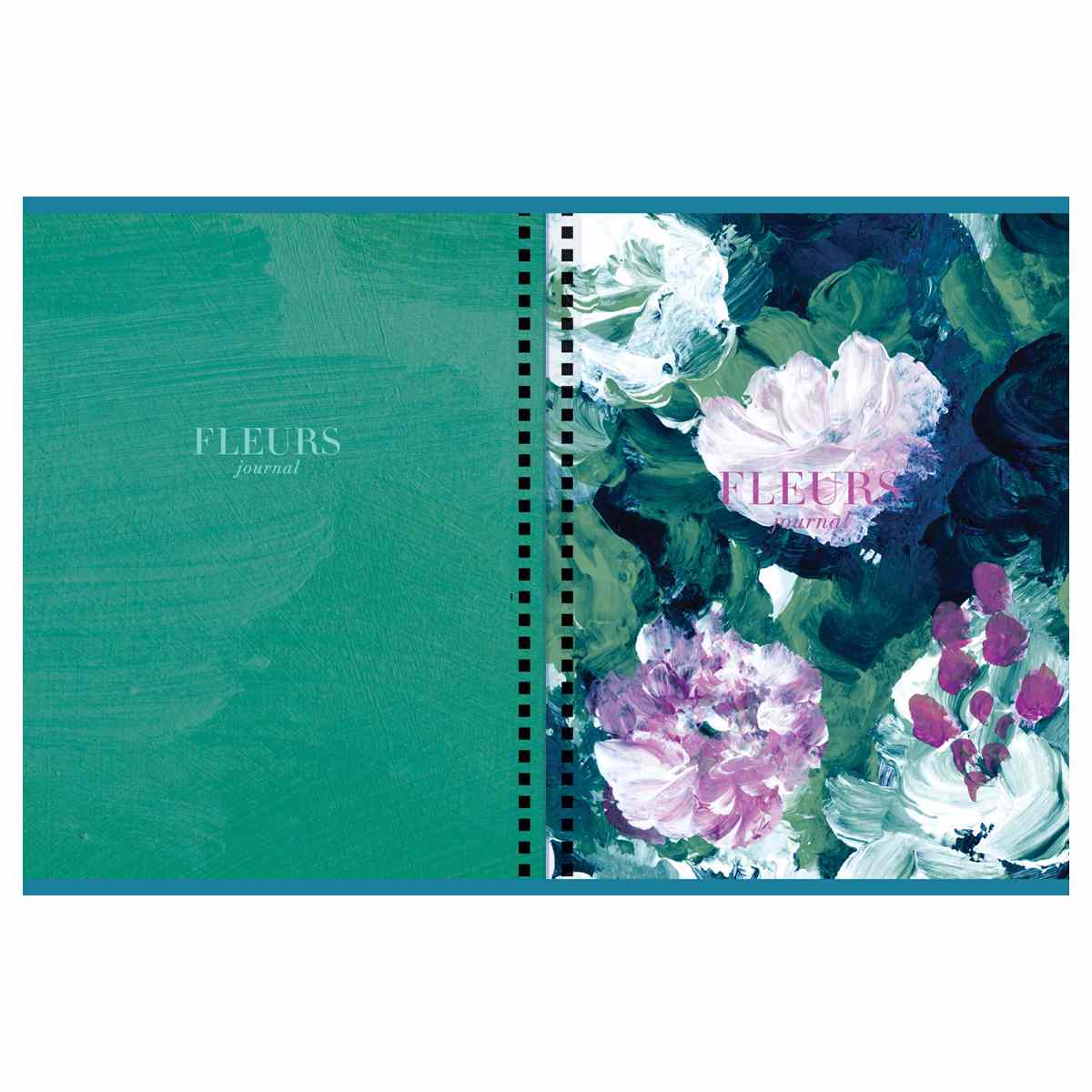 картинка Тетрадь 80 л, А5, клетка, спираль, ассорти, "Blue flowers", Greenwich Line, NS5c80-53176 от магазина Альфанит в Кунгуре