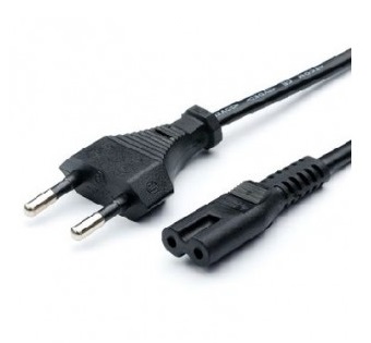 картинка Кабель питания аудио-видео Cablexpert, 0,50 м, черный, PC-184/2-0.5M от магазина Альфанит в Кунгуре