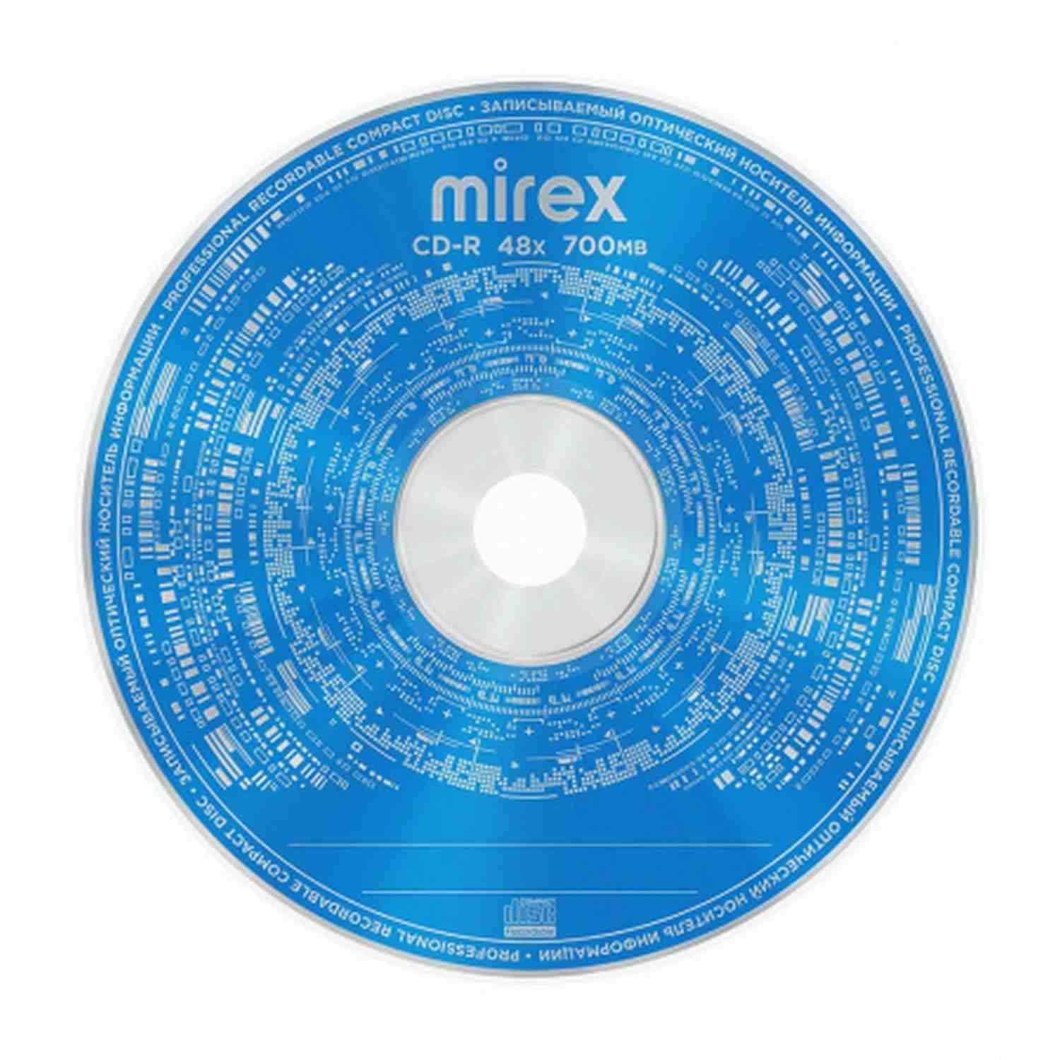 картинка Диски CD-R Mirex Standard SP, 50 шт, 48x, термоупаковка от магазина Альфанит в Кунгуре