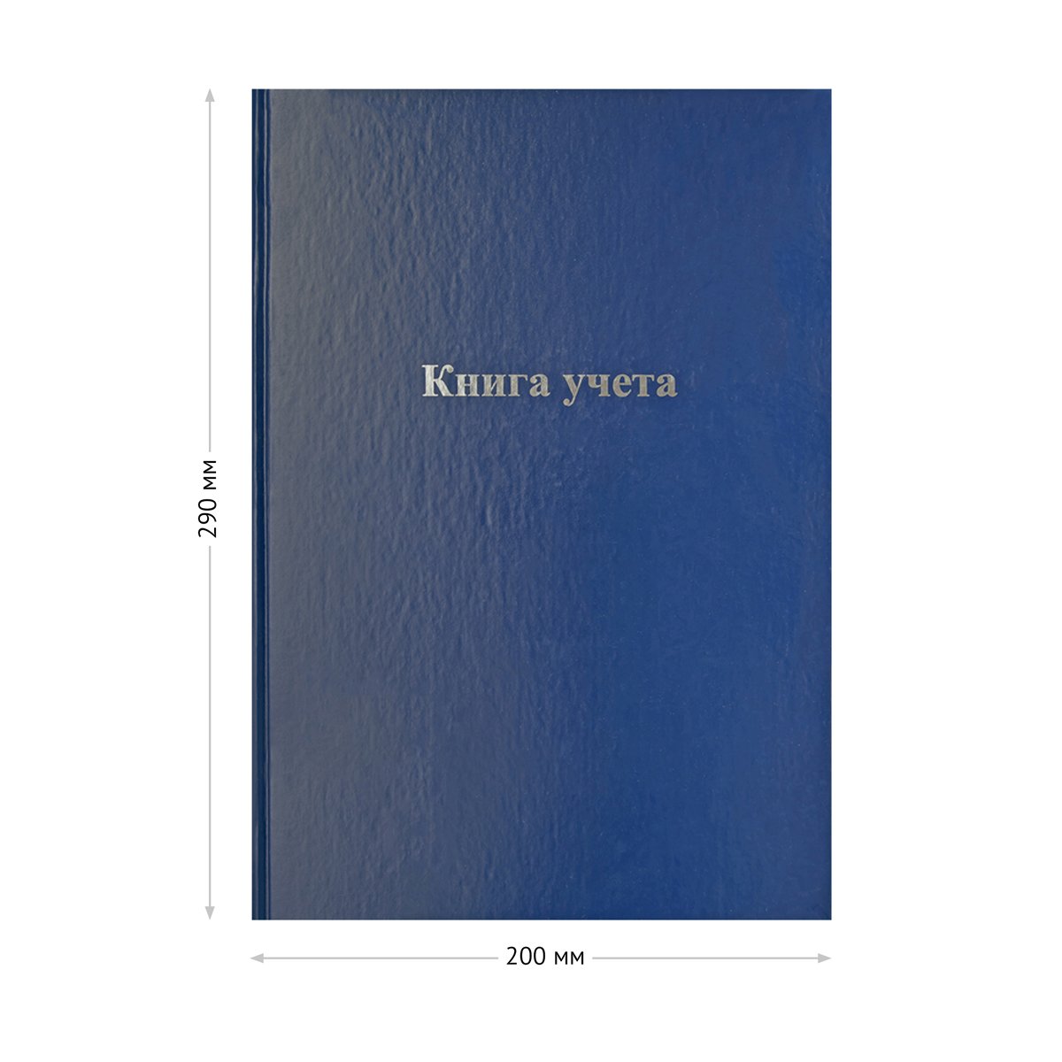 картинка Книга учета, А4, 144 л, клетка, бумвил синий, блок офсет, OfficeSpace, 315602 от магазина Альфанит в Кунгуре
