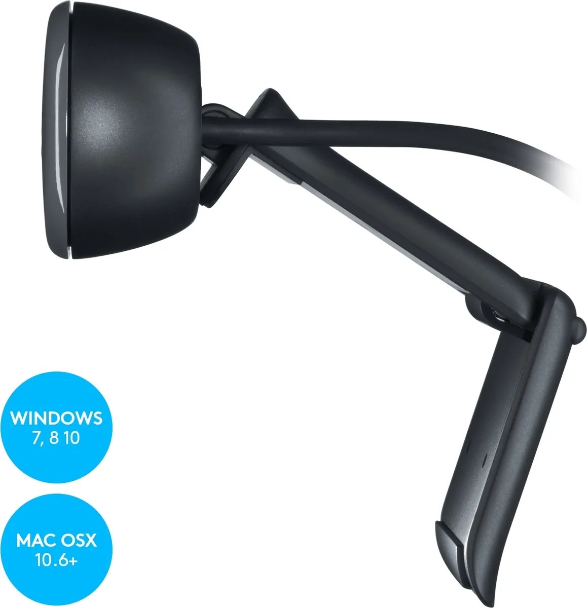 картинка Веб-камера Logitech HD Webcam C270, черный от магазина Альфанит в Кунгуре