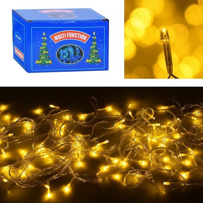 картинка Гирлянда штора, 3*0,7 м, теплый белый, 96LED, Снеговичок, S0653 от магазина Альфанит в Кунгуре