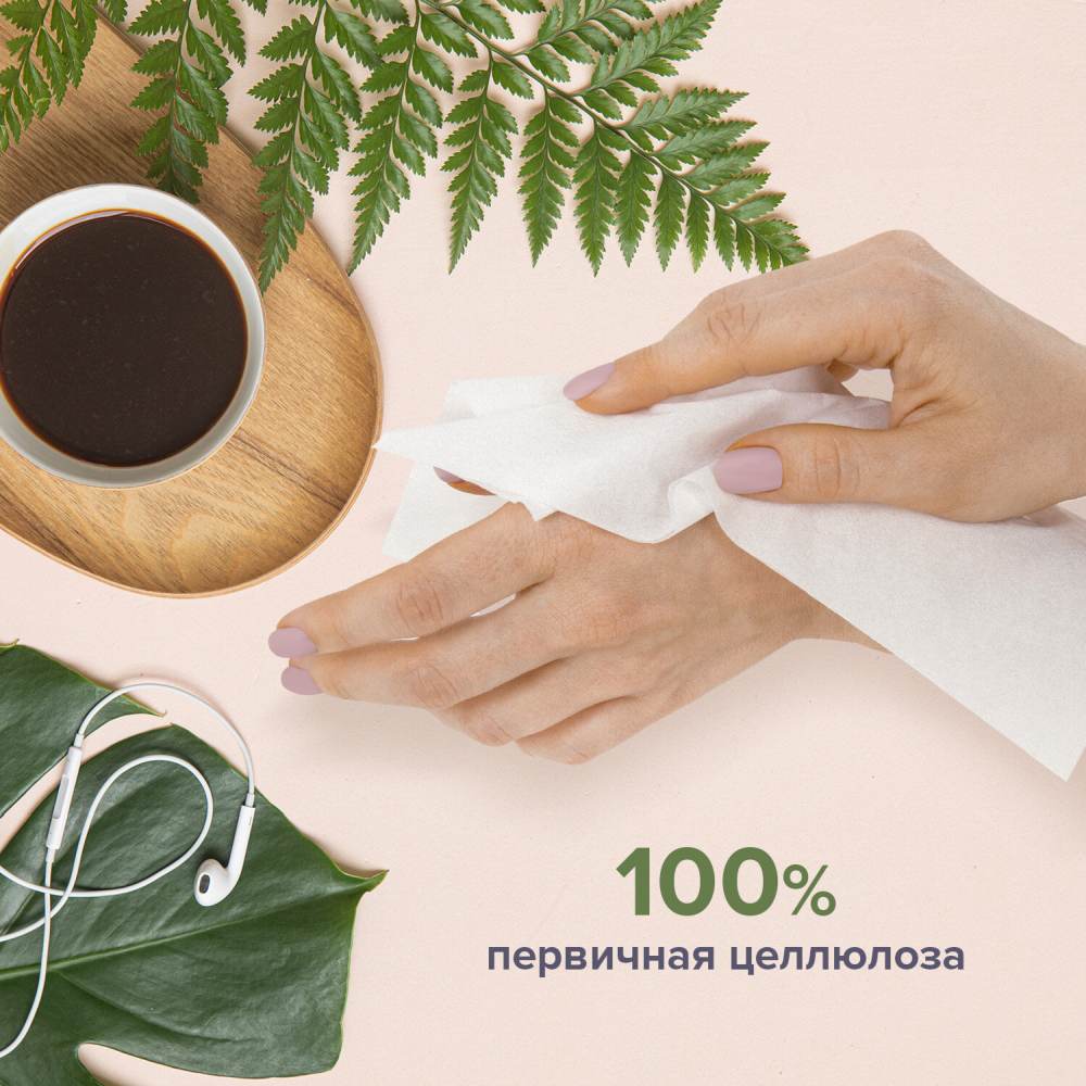 картинка Салфетки бумажные, 100 шт, 2 слоя, 20*20 см, цвет белый, картонный бокс, "Everyday", LAIMA, 113588 от магазина Альфанит в Кунгуре