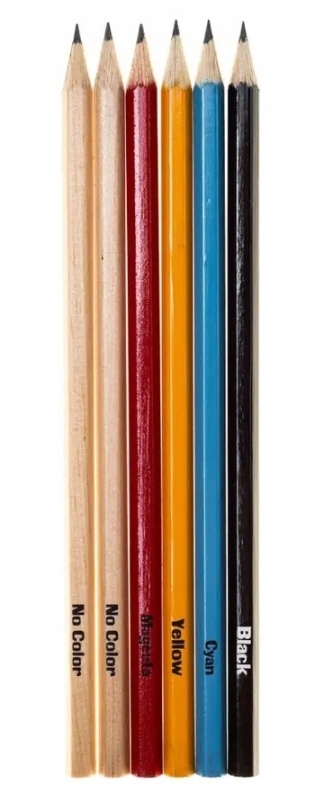 картинка Карандаш чернографитный, HB (ТМ), дерево, заточен, без ластика, "C.M.Y.K.", Сибирский кедр, СК555/8 от магазина Альфанит в Кунгуре