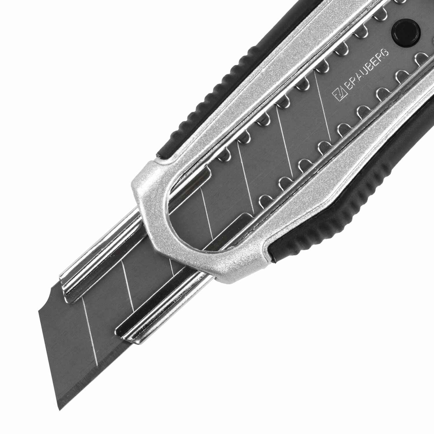 картинка Нож канцелярский 18 мм, мощный, "Heavy duty", BRAUBERG, 237158 от магазина Альфанит в Кунгуре