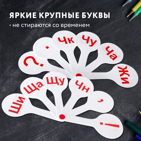 картинка Веер-касса, "Слоги", ПИФАГОР, 227391 от магазина Альфанит в Кунгуре