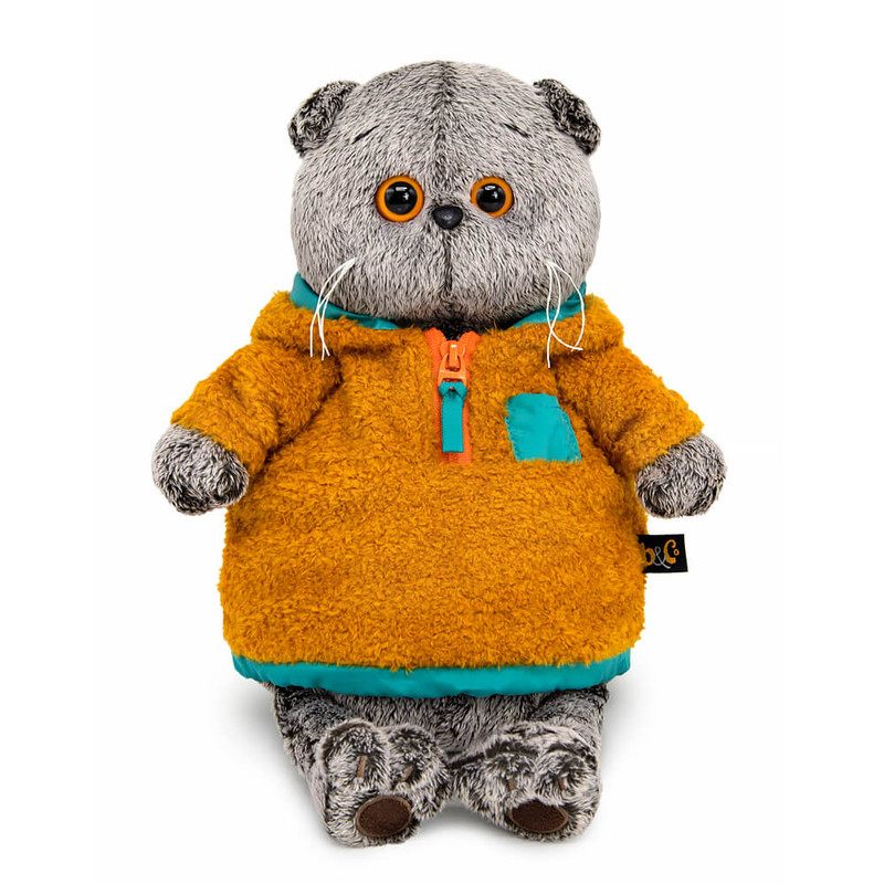 картинка Игрушка мягкая, 25 см, "Кот Басик в анораке", Budi Basa, Ks25-297 от магазина Альфанит в Кунгуре