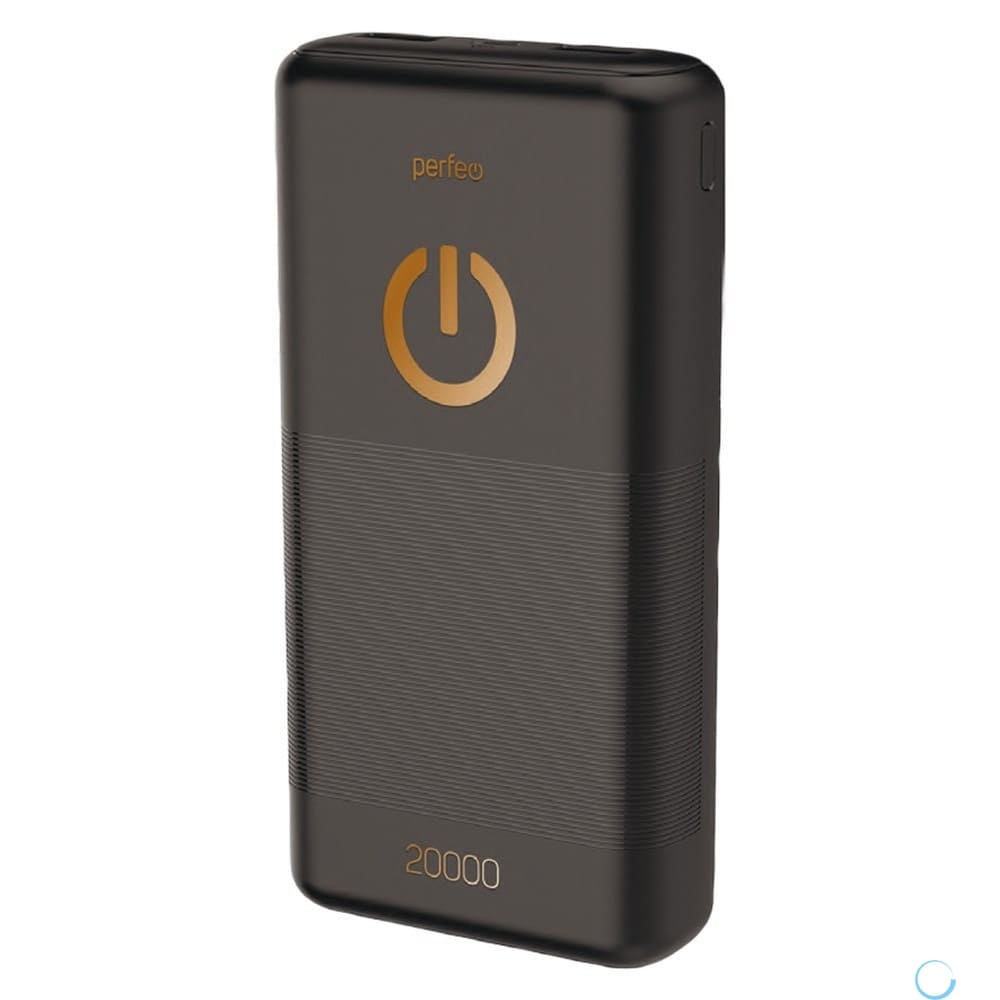 картинка Портативный аккумулятор Perfeo Splash, 20000 мАч, 2*USB, черный, PF_B4298 от магазина Альфанит в Кунгуре