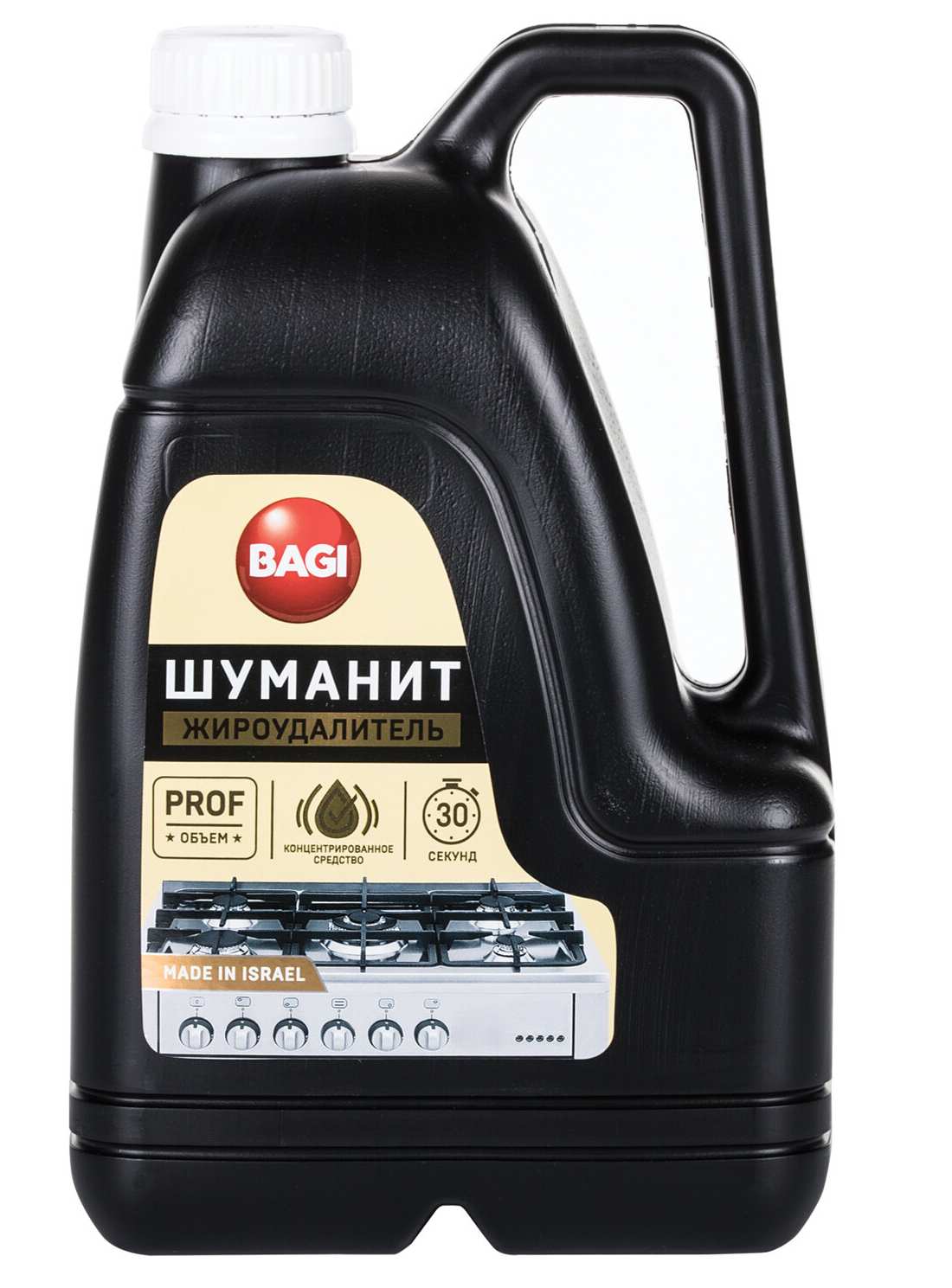 картинка Средство чистящее для плит и духовок, 3 л, концентрат, канистра, аналог - Шуманит, Bagi, 601702 от магазина Альфанит в Кунгуре