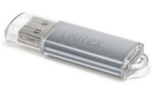 картинка Флеш-диск Mirex 8 GB USB 2.0, Unit, серебро металл, 13600-FMUUSI08 от магазина Альфанит в Кунгуре
