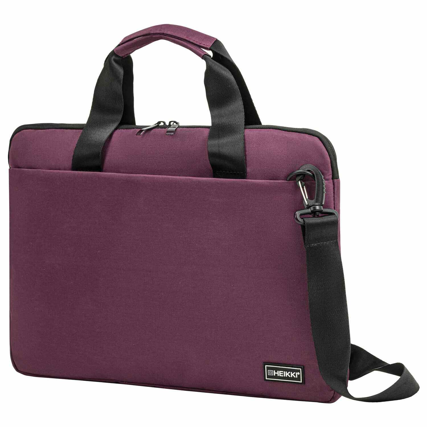 картинка Сумка для ноутбука 15.6" HEIKKI Maximum, 1 отдел, 2 кармана, 28*39*3 см, бордовый, 272596 от магазина Альфанит в Кунгуре