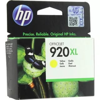 картинка Картридж НР 920XL желтый ориг. увелич. объем от магазина Альфанит в Кунгуре