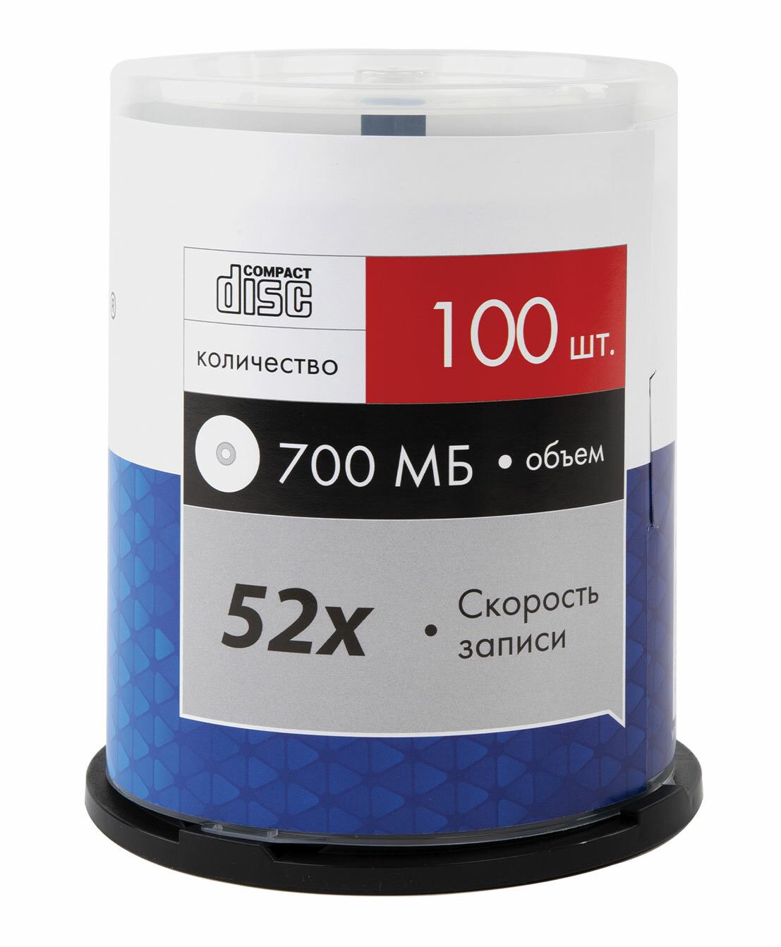 картинка Диски CD-R SONNEN, 100 шт, 52x, сидибокс, 513533 от магазина Альфанит в Кунгуре
