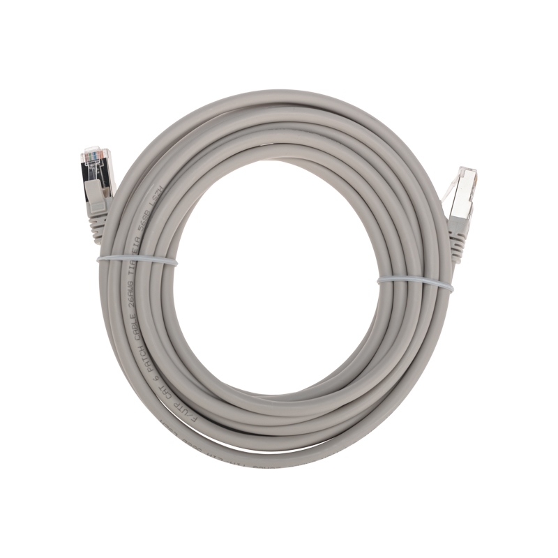 картинка Кабель патч-корд UTP-5e Rexant FTP-6 RJ-4 RJ-45 — RJ-45, 5,0 м, серый, 02-0210-5 от магазина Альфанит в Кунгуре