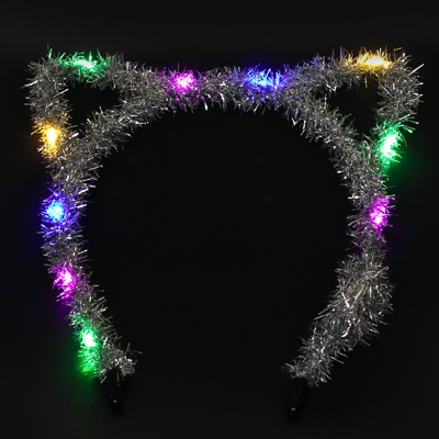 картинка Ободок карнавальный, 16*16 см, из мишуры LED, ассорти, Сноу Бум от магазина Альфанит в Кунгуре