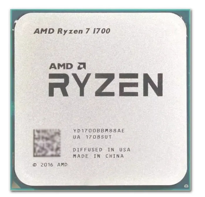картинка Процессор AMD Ryzen 7 1700 (3,0 GHz, AM4), OEM от магазина Альфанит в Кунгуре