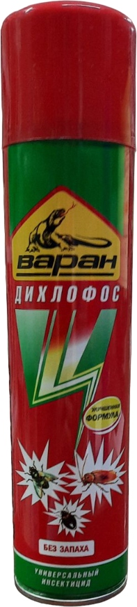 картинка Дихлофос, 300 мл, универсальный, без запаха, Варан от магазина Альфанит в Кунгуре