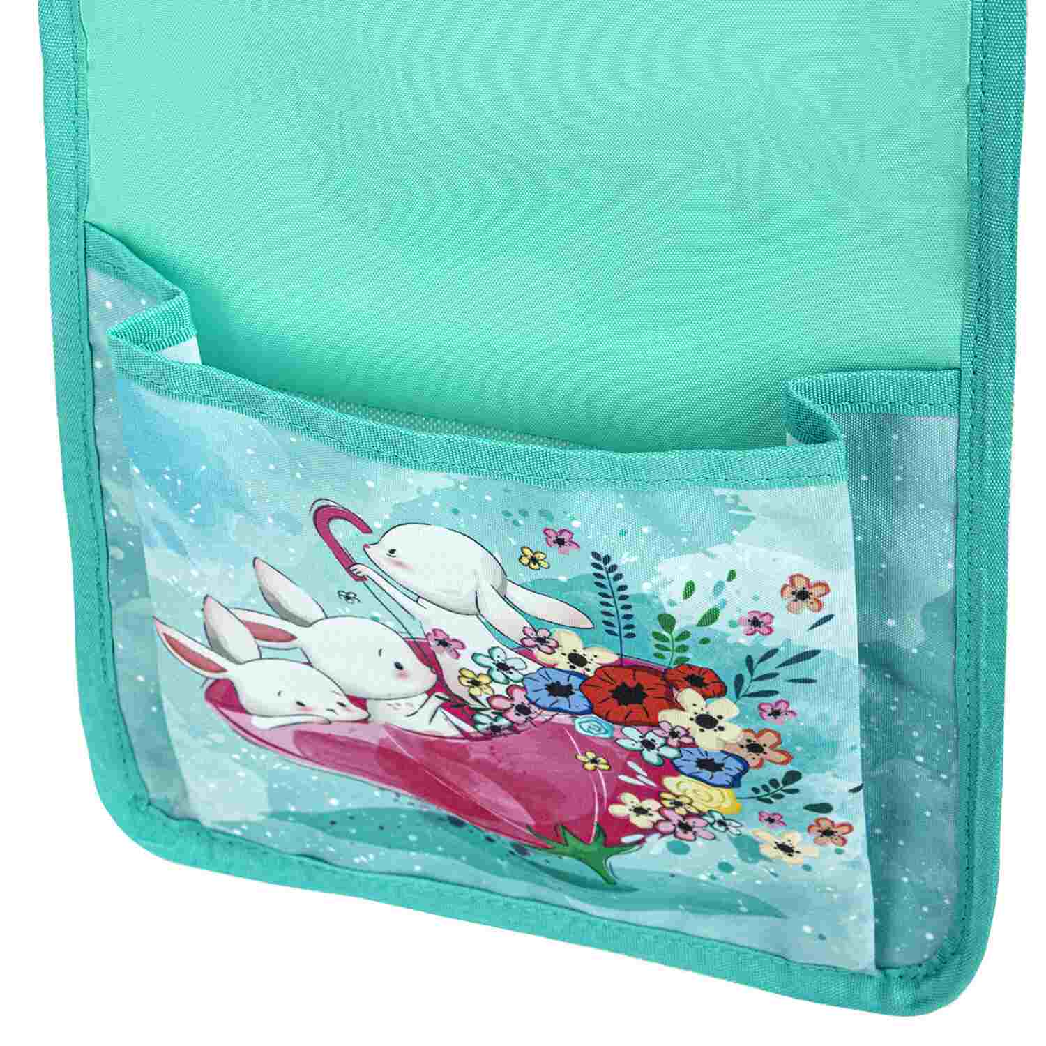 картинка Кармашки настенные, 21*68 см, 5 отделений, "Bunnies", Юнландия, 271429 от магазина Альфанит в Кунгуре