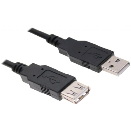 картинка Кабель удлинитель Cablexpert USB 2.0 AM — USB 2.0 AF, 1,8 м, черный, CC-USB2-AMAF-6B-N от магазина Альфанит в Кунгуре