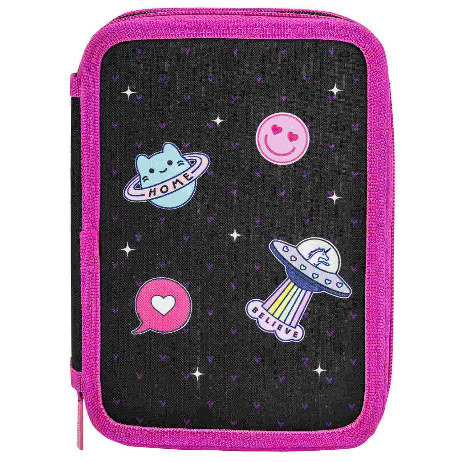 картинка Пенал 3 отделения, 21*14 см, полиэстер, "Space sweets", BRAUBERG, 272332 от магазина Альфанит в Кунгуре