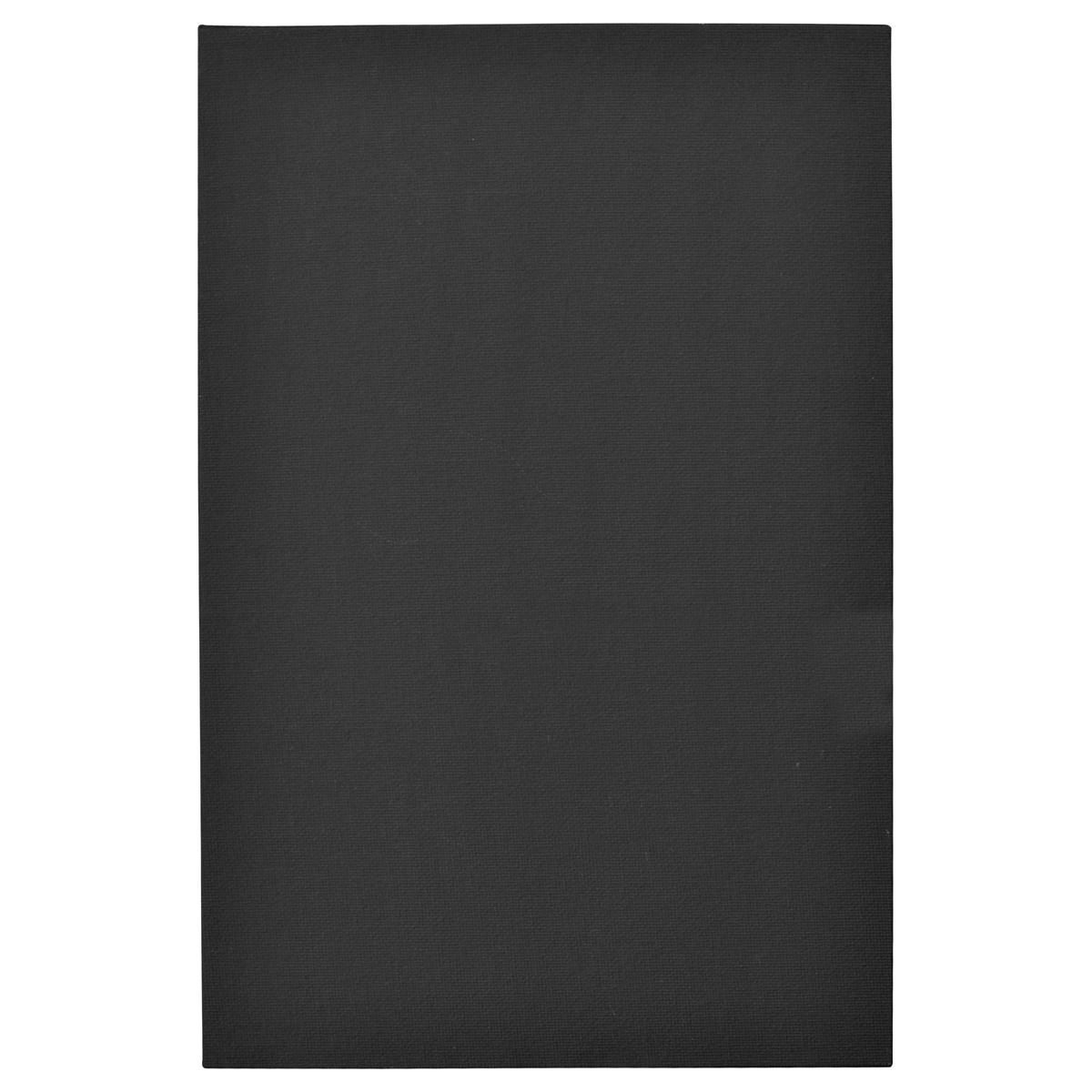 картинка Холст 20*30 см, 280 г/м2, 100% хлопок, на МДФ, грунтованный, мелкое зерно, черный, "Студия", Гамма, 190923_b2030 от магазина Альфанит в Кунгуре