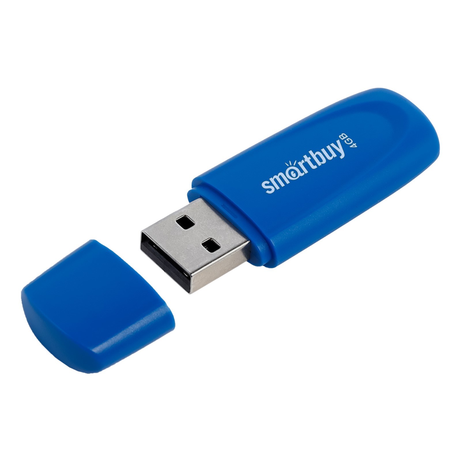 картинка Флеш-диск SmartBuy 4 GB USB 2.0, Scout, синий, SB004GB2SCB от магазина Альфанит в Кунгуре