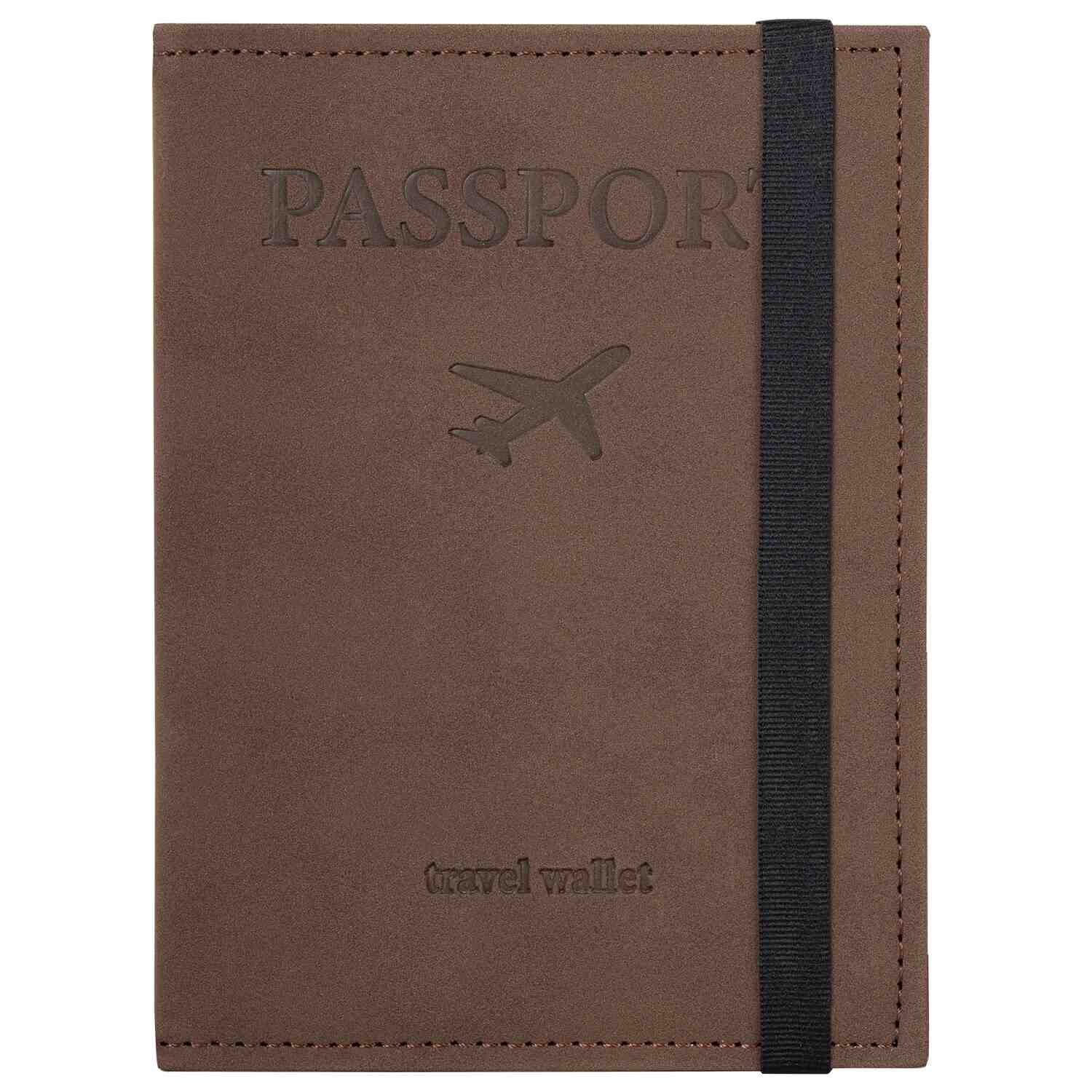 картинка Обложка для паспорта, экокожа, коричневый, "Passport", BRAUBERG, 238204 от магазина Альфанит в Кунгуре