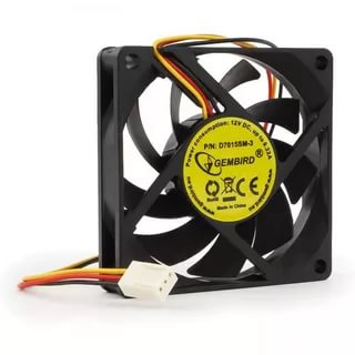 картинка Вентилятор 70мм Gembird D7015SM-3 (70x70x15, втулка, 3 pin, провод 25 см) от магазина Альфанит в Кунгуре