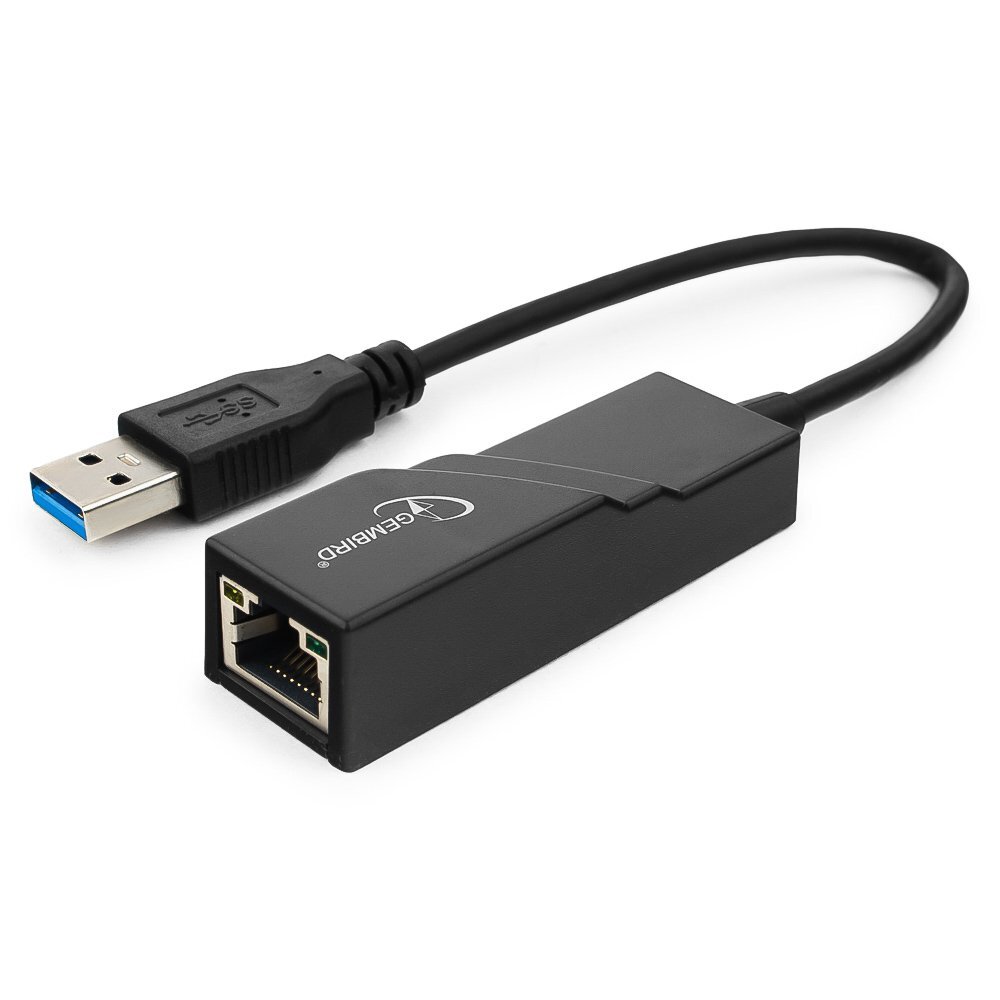 картинка Переходник Gembird NIC-U3 RJ-45 — USB 3.0 BM, черный от магазина Альфанит в Кунгуре