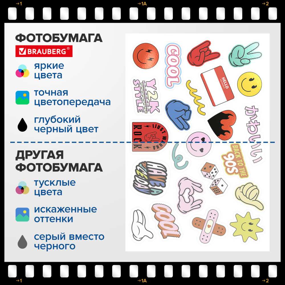 картинка Фотобумага BRAUBERG, А4, 100 л, 130 г/м2, глянцевая односторонняя, "Original", 364436 от магазина Альфанит в Кунгуре