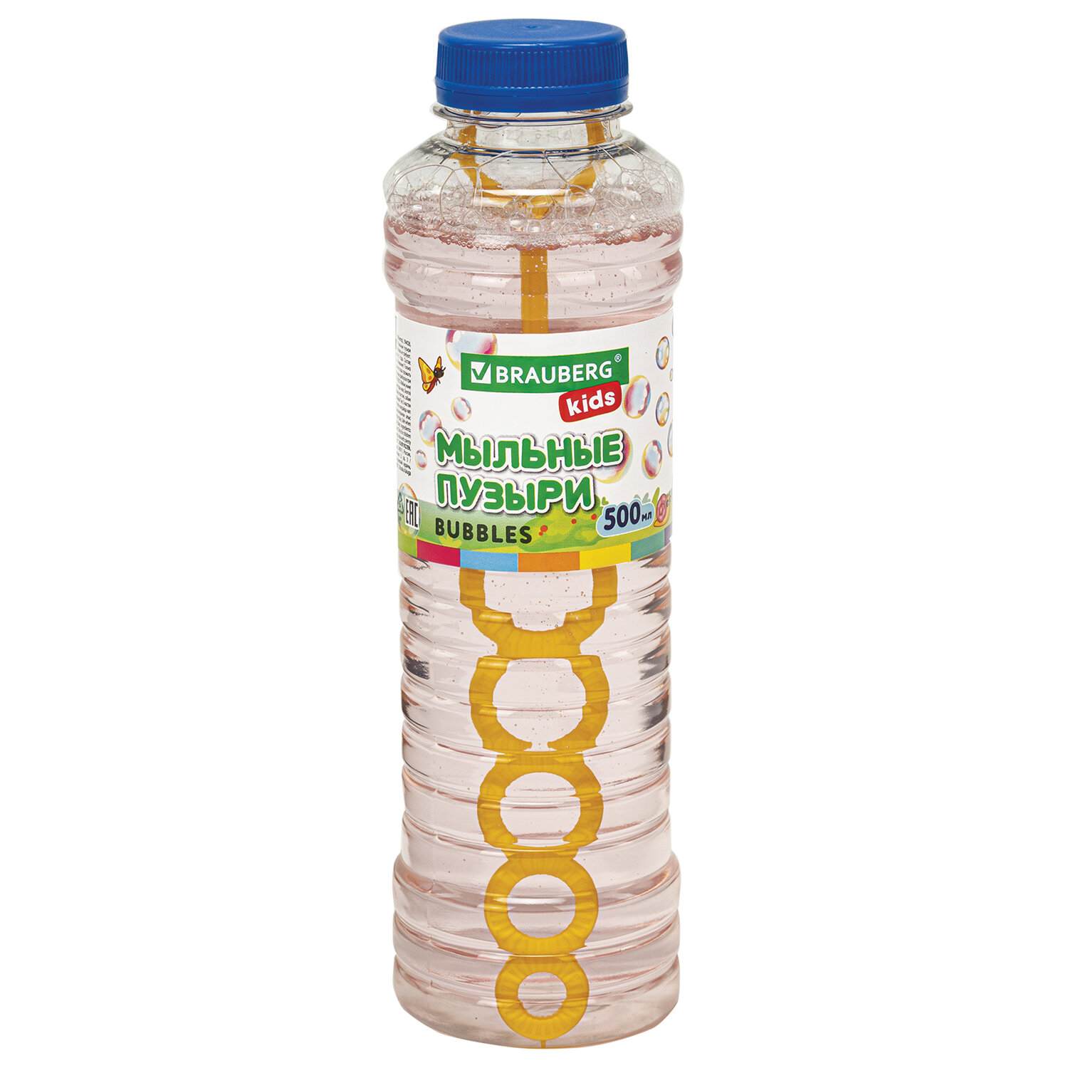 картинка Мыльные пузыри 500 мл, BRAUBERG KIDS, 665454 от магазина Альфанит в Кунгуре