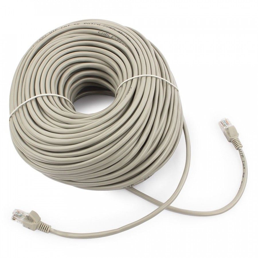 картинка Кабель патч-корд UTP-5e Cablexpert RJ-45 — RJ-45, 50,0 м, серый, PP12-50m от магазина Альфанит в Кунгуре