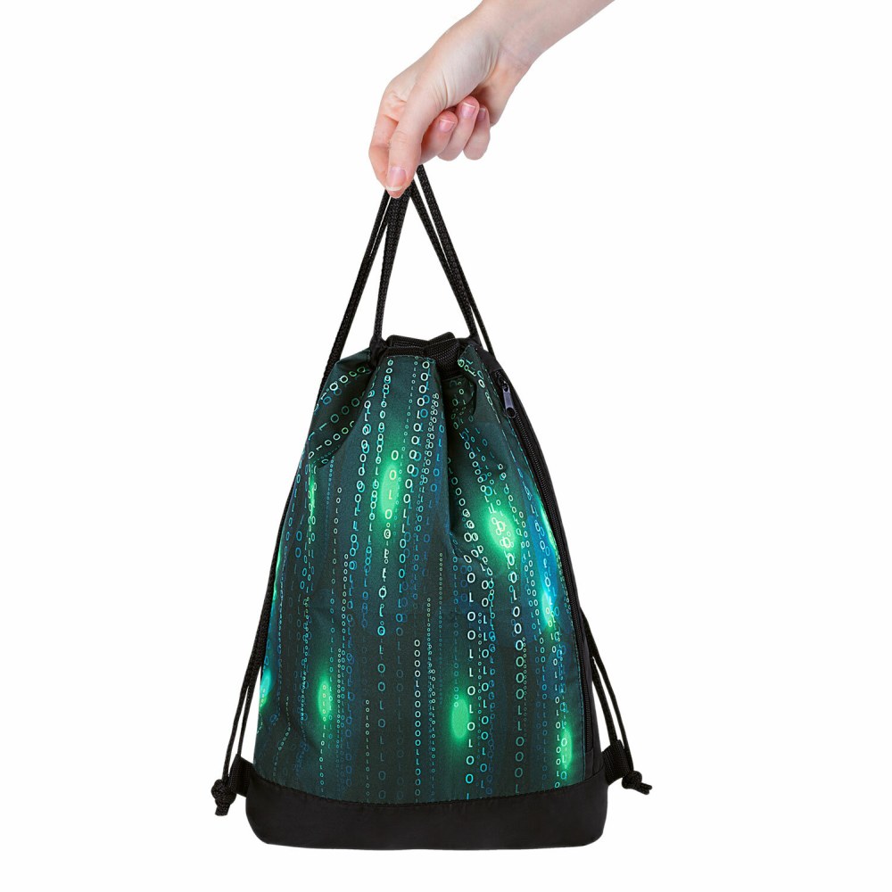 картинка Мешок для обуви, 1 отдел, 1 карман, 46*36 см, полиэстер, "Matrix", Юнландия, 271068 от магазина Альфанит в Кунгуре