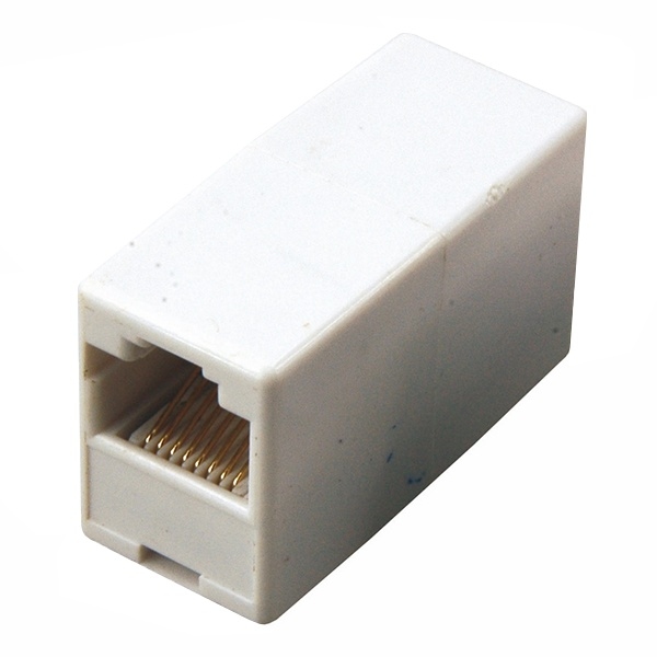 картинка Адаптер проходной RJ-45 (8p8c) гнездо/гнездо, 03-0101 от магазина Альфанит в Кунгуре