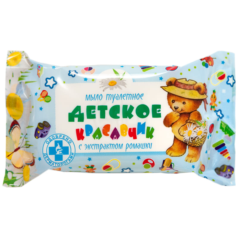 картинка Мыло детское, 100 гр, "Красавчик. Ромашка", Меридиан от магазина Альфанит в Кунгуре