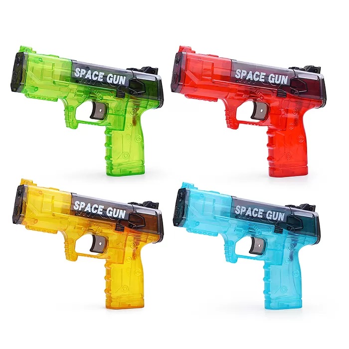 картинка Пистолет водный, 15 см, пластик, ассорти, в пакете, "Space Gun", M417B от магазина Альфанит в Кунгуре