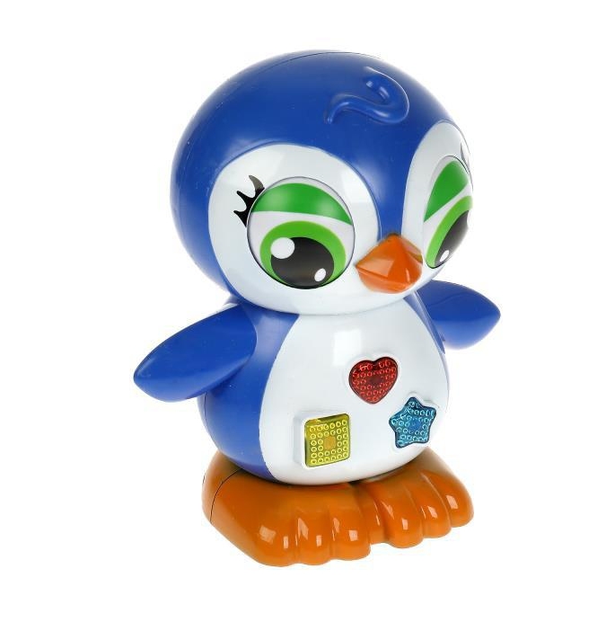 картинка Игрушка музыкальная, 19*21*12 см, свет, звук, пластик, в коробке, 100 песен,сказок,загадок, движение глаз, "Пингвинёнок сказочник", Умка, HT494-R, 344211 от магазина Альфанит в Кунгуре
