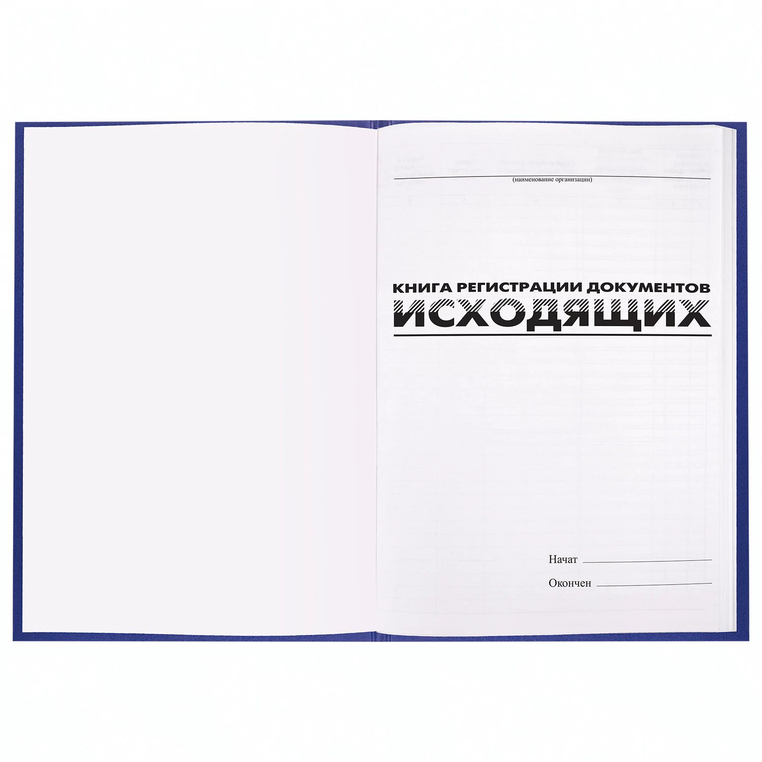 картинка Журнал регистрации исходящих документов, А4, 96 л, бумвинил, BRAUBERG, 130147 от магазина Альфанит в Кунгуре