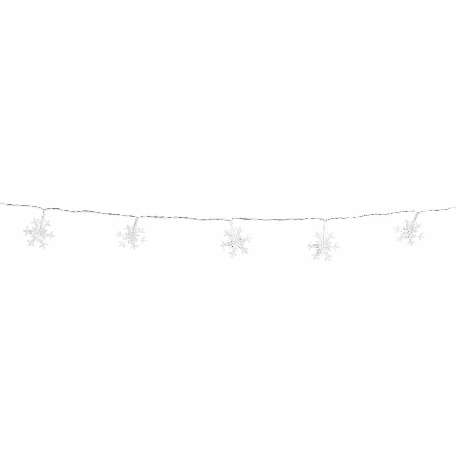 картинка Гирлянда нить, 10 м, теплый белый, 80LED, USB, "Снежинки", Золотая сказка, 592204 от магазина Альфанит в Кунгуре