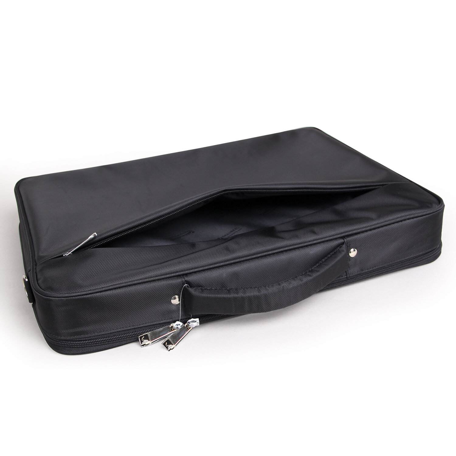картинка Сумка для ноутбука 17,3" BRAUBERG Sidney, 1 отдел, 2 кармана, 44*34*6 см, черный, 240449 от магазина Альфанит в Кунгуре