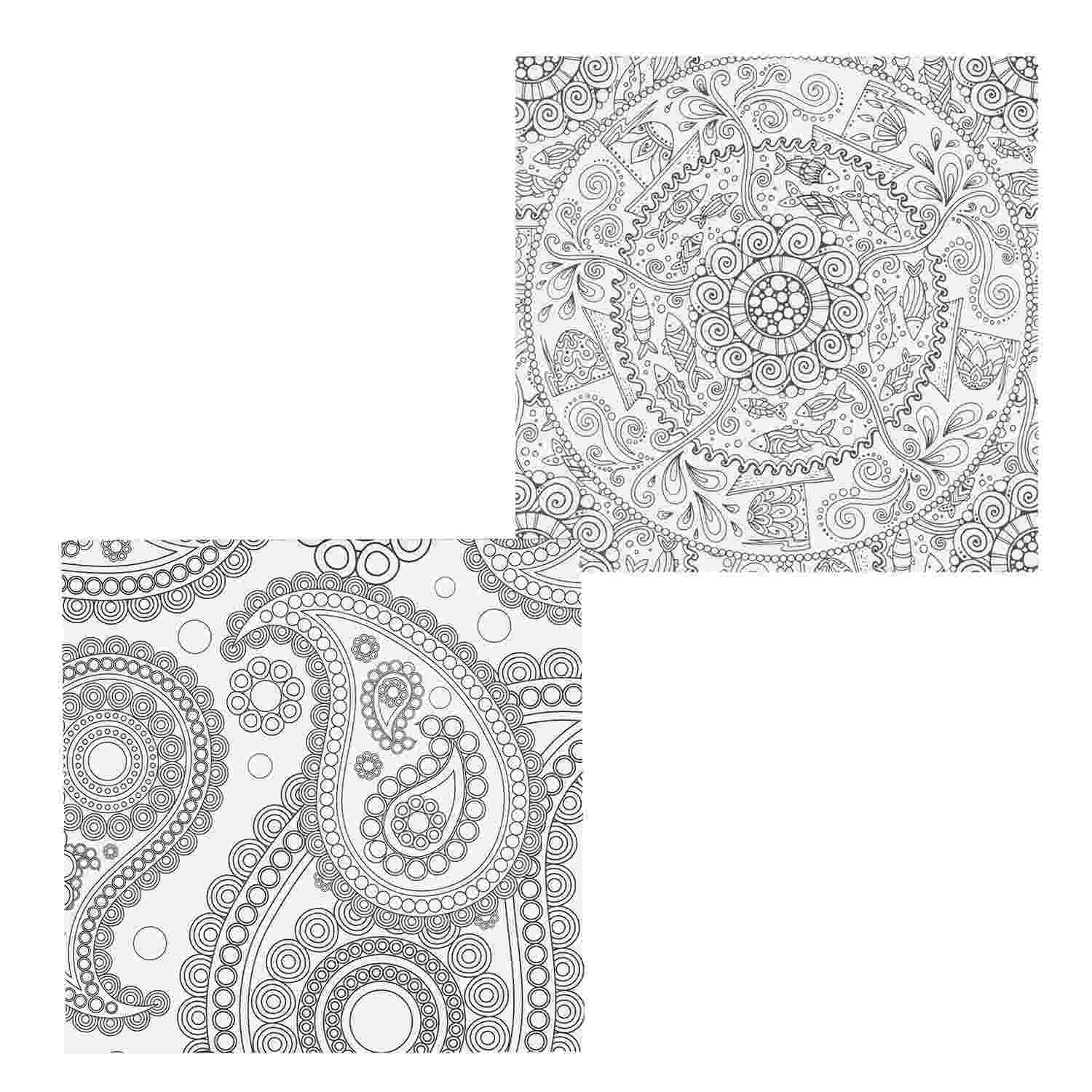 картинка Раскраска-антистресс, 20*20 см, 54 л, 52 рисунка, ассорти, BRAUBERG, 104151 от магазина Альфанит в Кунгуре