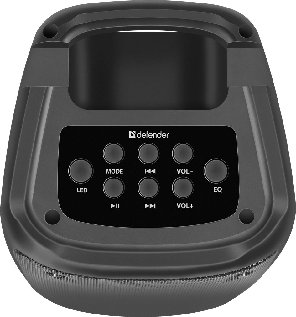 картинка Портативная колонка Defender Boomer, 20Вт, 2400мАч, Bluetooth, USB, радио, microSD, черный, 65820 от магазина Альфанит в Кунгуре