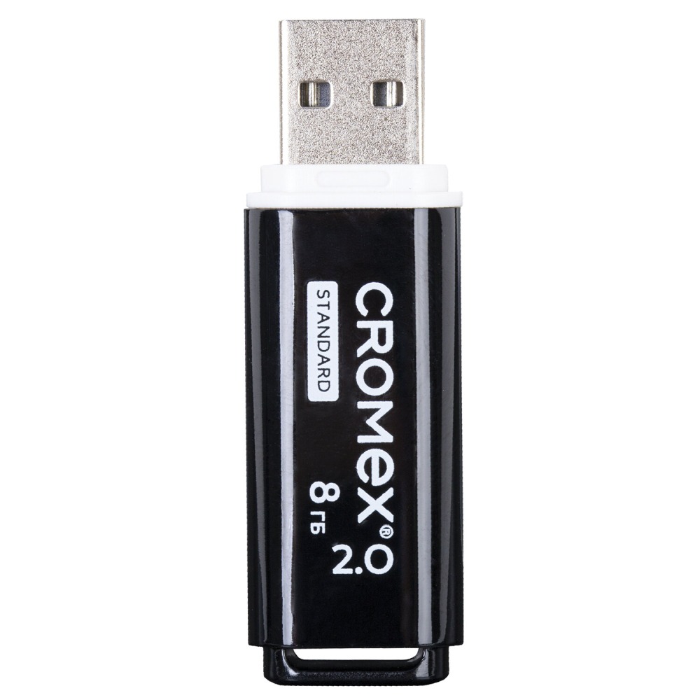 картинка Флеш-диск CROMEX 8 GB USB 2.0, Standard, черный, 514157 от магазина Альфанит в Кунгуре