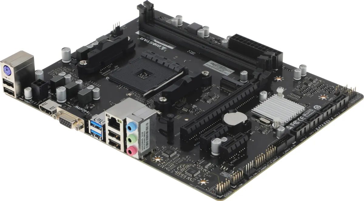 картинка Системная плата Biostar AM4 A520MHP A520, mATX DDR4 от магазина Альфанит в Кунгуре