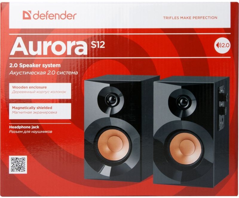 картинка Акустическая система 2.0 Defender Aurora S12, 2*6Вт от магазина Альфанит в Кунгуре