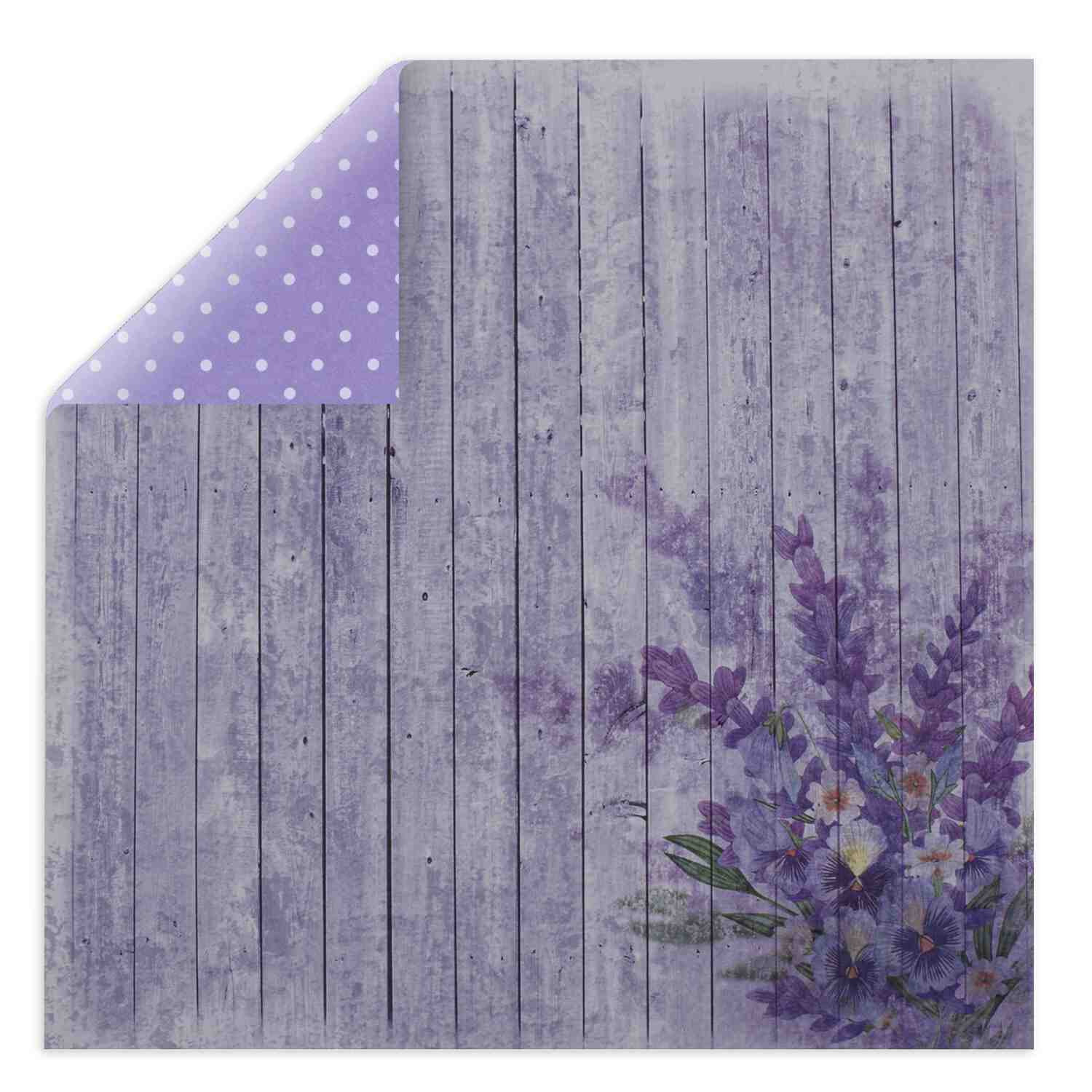 картинка Бумага для скрапбукинга, 30*30 см, 12 л, 12 цв, 180 г/м2, "Прованс", ОСТРОВ СОКРОВИЩ, 662765 от магазина Альфанит в Кунгуре