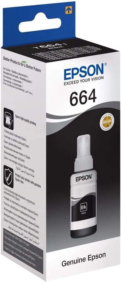 картинка Чернила Epson 70 мл Черный для L100/200 T6641 от магазина Альфанит в Кунгуре