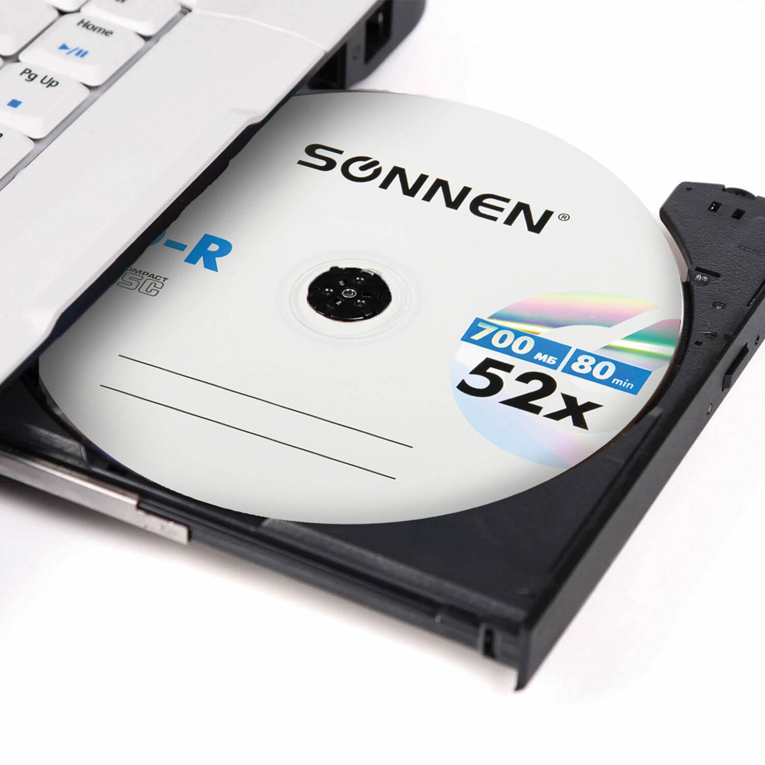 картинка Диски CD-R SONNEN, 100 шт, 52x, сидибокс, 513533 от магазина Альфанит в Кунгуре