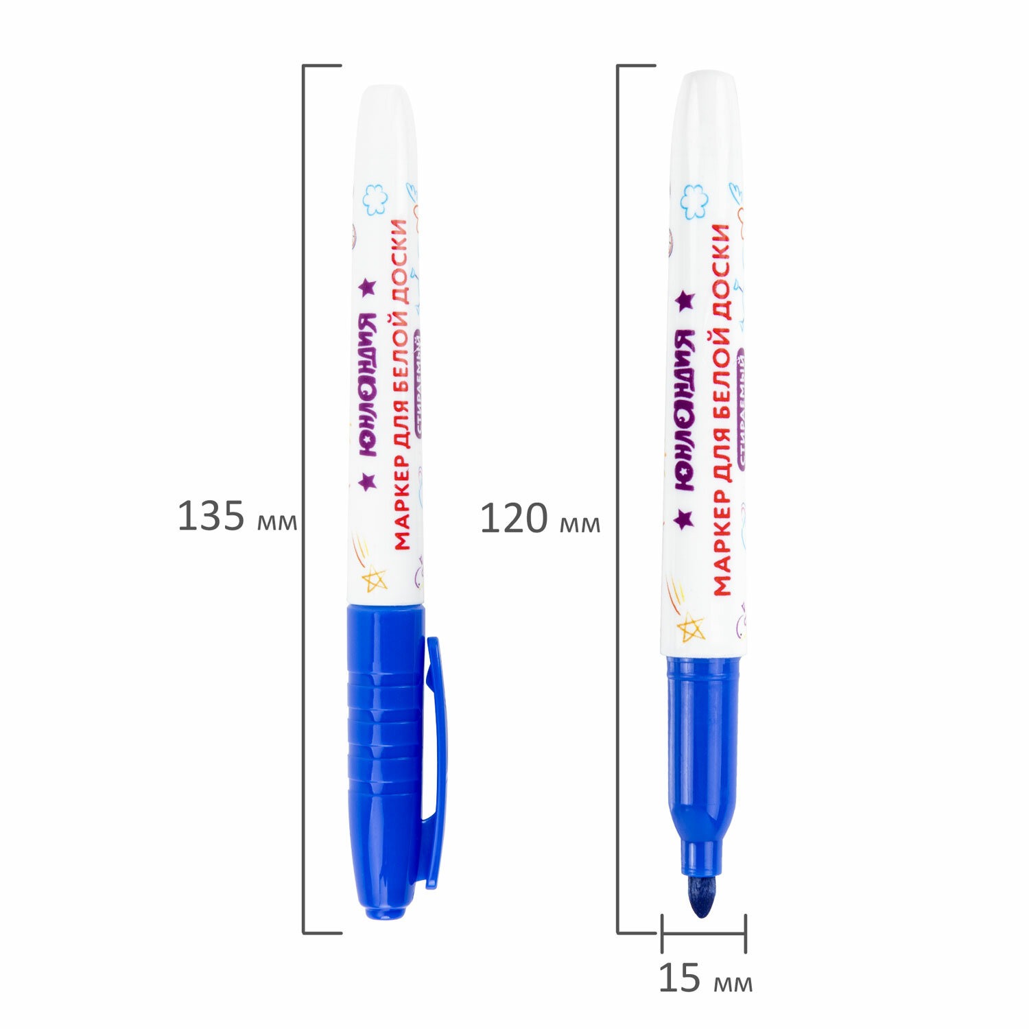 картинка Набор маркеров для доски, 10 шт, 10 цв, 3 мм, "Colorway", Юнландия, 152100 от магазина Альфанит в Кунгуре